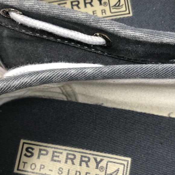 Sperry Top-Sider Men 6 M Blue Canvas Boat Shoes - Picture 9 of 10